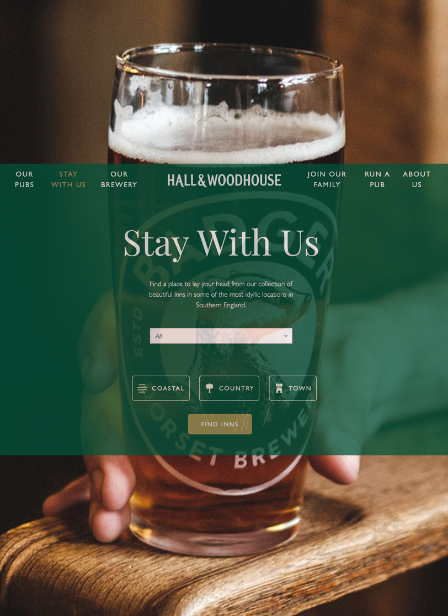 Hall & Woodhouse Staycations