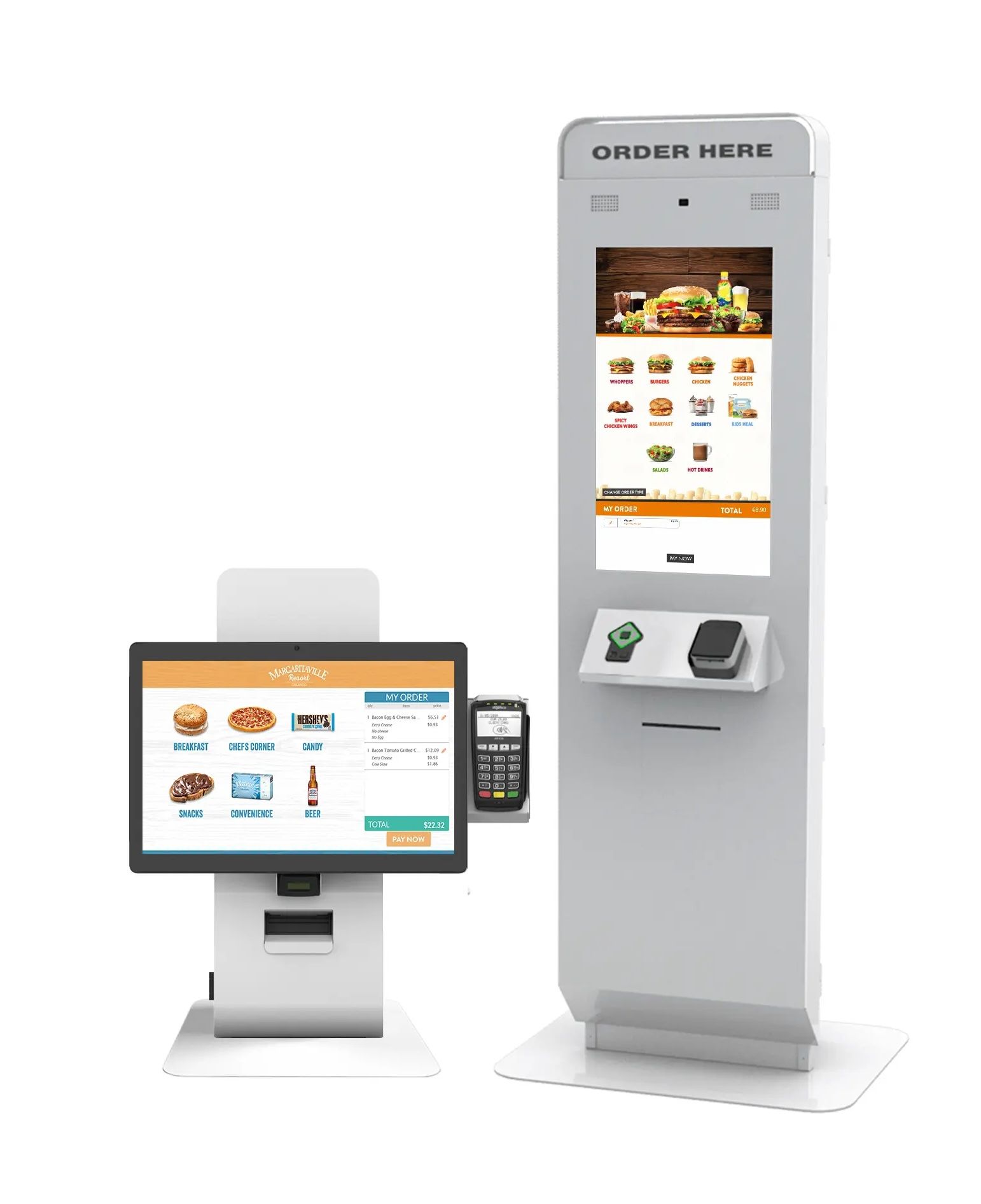 Oracle self-service kiosks